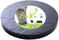 EDA Roule-pot, 6 roulettes, aspect pierre