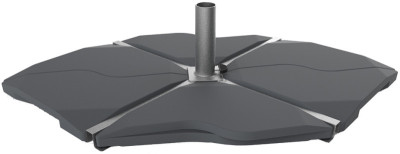 EDA Lest en béton pour parasol, 12 kg, gris foncé