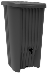 EDA Citerne pour eau de pluie RECUP DECO, 150 L, anthracite