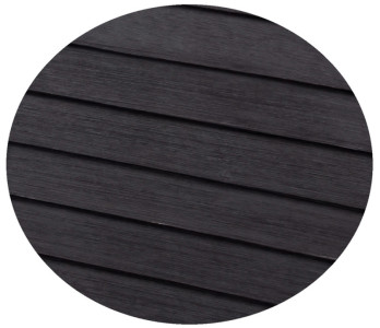 EDA Coffre de jardin BAYA, 420 L, aspect bois, marron