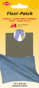 KLEIBER Patch thermocollant, repassage extérieur, jean clair