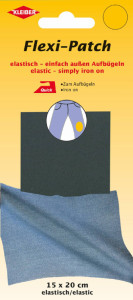 KLEIBER Patch thermocollant, repassage extérieur, jean clair
