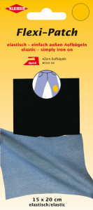 KLEIBER Patch thermocollant, repassage extérieur, jean clair