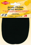 KLEIBER Patch thermocollant jersey, gris foncé chiné