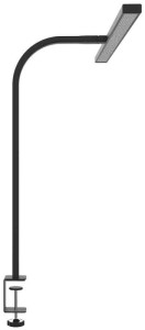 UNiLUX Lampe de bureau à LED STRATA LUMINO, pince, noir