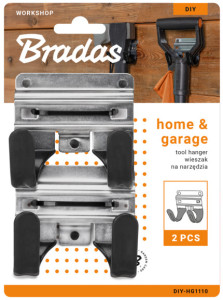 Bradas Porte-outils à 2 crochets, set de 2