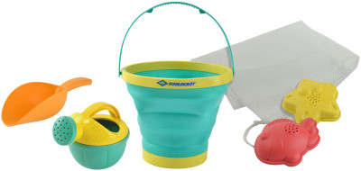 SCHILDKRÖT Sandspielzeug-Set Bucket Crew, 5-teilig