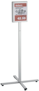 DURABLE Porte-infos INFO STAND OUTDOOR, A4, gris
