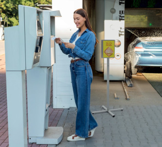DURABLE Porte-infos INFO STAND OUTDOOR, A4, gris