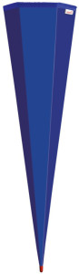 ROTH Schultüten-Rohling ohne Verschluss, 850 mm, blau