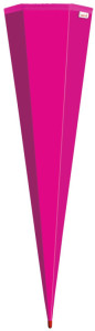 ROTH Schultüten-Rohling ohne Verschluss, 850 mm, rosa