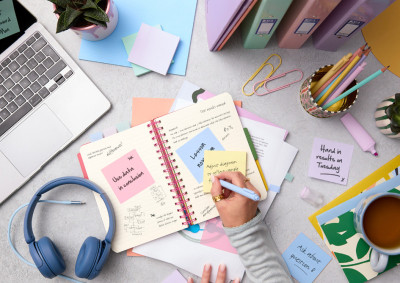 Post-it Bloc-notes Super Sticky Recycling Notes, rose/jaune