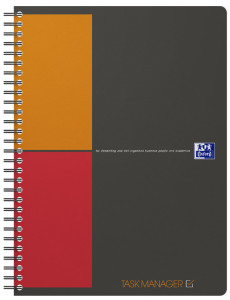 Oxford Cahier à spirale International Task Manager, B5