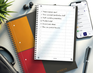 Oxford Cahier à spirale International Task Manager, B5