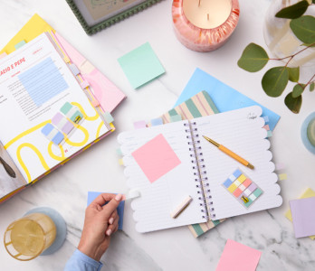 Post-it Marque-page Super Sticky Page Marker Pastel, 15x50mm