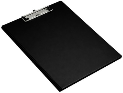 pavo Porte-bloc à pince, avec revêtement film, A4, rouge