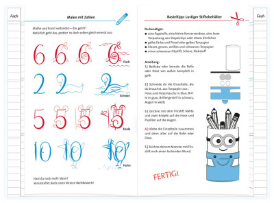 ROTH Hausaufgabenheft Kids für clevere Faule 