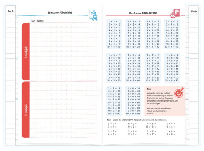 ROTH Hausaufgabenheft Tiere für clevere Faule 