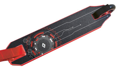 SCHILDKRÖT Tretroller Stunt Scooter Flipwhip Metallic Red