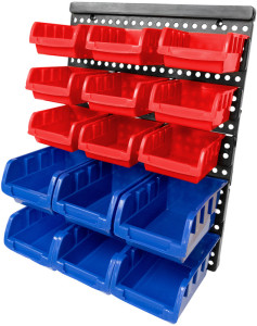 BRÜDER MANNESMANN Kleinteile-Aufbewahrung, 15-teilig