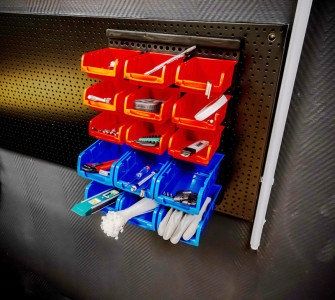 BRÜDER MANNESMANN Kleinteile-Aufbewahrung, 15-teilig