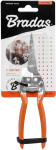 Bradas Sécateur bypass V-SERIES, lame inox droite, orange