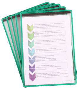 djois by tarifold Poche d'identification magnétique, blanc