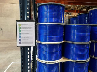 djois by tarifold Poche d'identification magnétique, blanc