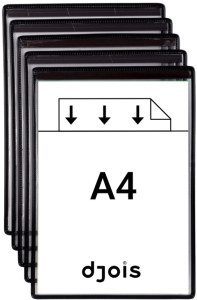 djois by tarifold Poche d'identification magnétique, blanc