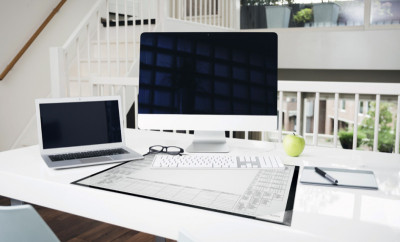 DURABLE Sous-main avec bloc calendrier, PP, noir