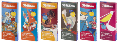 Pelikan Boîte de peinture K12 Retro Edition, 12 couleurs