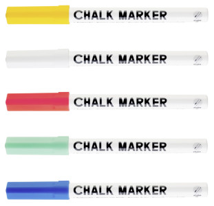 folia Marqueur craie BASIC, set de 5