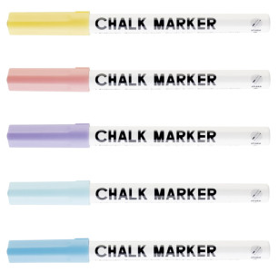 folia Marqueur craie PASTEL, set de 5