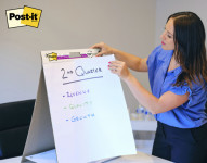 Post-it Bloc super sticky Meeting Chart avec support