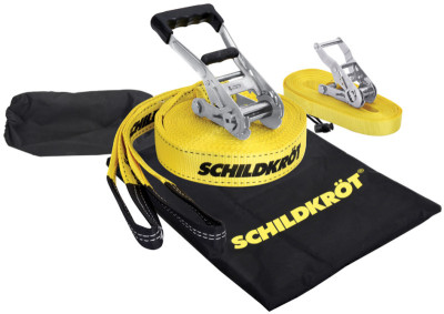 SCHILDKRÖT Slackline, Länge: 15 m, gelb