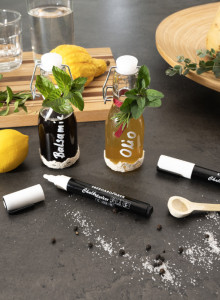 EBERHARD FABER Marqueur craie 1-2 mm, blister de 1, blanc