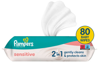 Pampers Lingette humide sensitive, pack de voyage