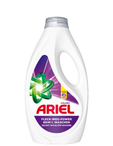 ARIEL Lessive liquide Color+, 2,25 litres - 50 lavages