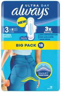 always Serviette hygiénique Ultra Day, Long Plus, BigPack