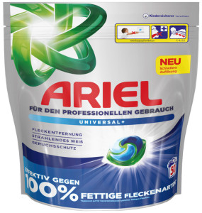 ARIEL PROFESSIONAL Lessive en capsules All-in-1 Universal+