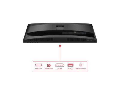 AOC : 24IN IPS FHD 300CD/ HDMI/DP/4USB/USB-C DOCK/HP/HAS