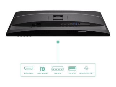AOC : 27IN IPS QHD 350CD/ 2HDMI/DP/3USB/USB-B/USB-C/HP/HAS