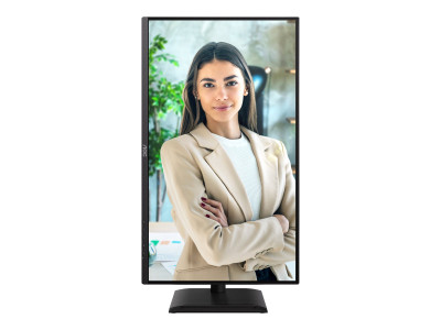 AOC : 27IN IPS QHD 350CD/ 2HDMI/DP/3USB/USB-B/USB-C/HP/HAS