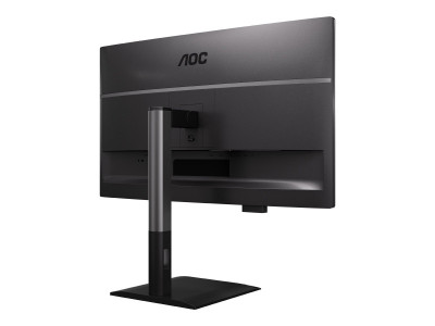 AOC : 27IN IPS QHD 350CD/ 2HDMI/DP/3USB/USB-B/USB-C/HP/HAS