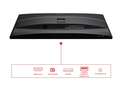 AOC : 32IN IPS QHD 350CD/ 2HDMI/DP/4USB/USB-B/HP/HAS