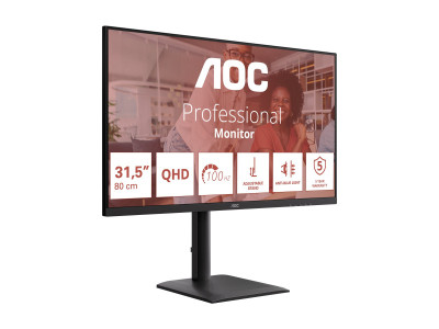 AOC : 32IN IPS QHD 350CD/ 2HDMI/DP/4USB/USB-B/HP/HAS