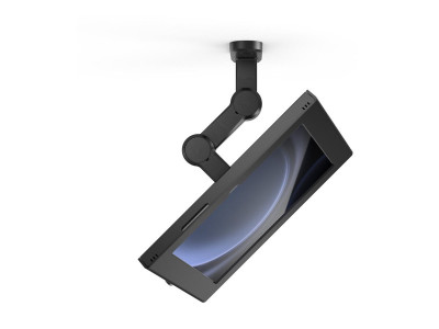 compulocks : GALAXY TAB S9/S9FE 10.9IN APEX ENCLOSURE SWING WALL MOUNT BLACK