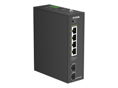 D-Link : 6-PORT GIGABIT INDUSTRIAL UNMANAGED POE+ SWITCH