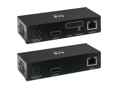 Eaton MGE : USB-C TO HDMI OVER CAT6 EXTENDER kit avec KVM SUPPORT/ 4