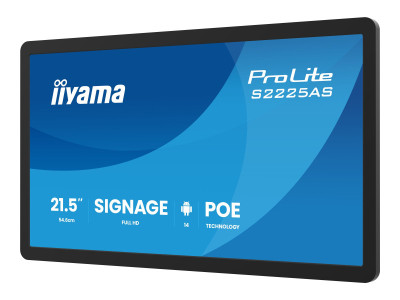 Iiyama : 21.5IN 1920X1080 14MS 430CD/M 1500:1 4GB 32GB HDMI USB USB-C